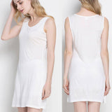 Silk Knit Nightdress For Women Silk Knitted Slip Dress -  slipintosoft