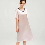 Women Mulberry Loose Silk Nightgown Best Silk Dressing Gown Quality Silk Slip Nightdress - slipintosoft