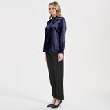 Femmes Silk Blouses à manches longues Mulberry Office Shirts Silk