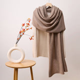 Women's Long Cashmere Shawl and Wraps Large Soft Solid Cashmere Scarf - slipintosoft