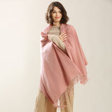 Women's Luxurious Cashmere Shawl and Wraps Large Soft Cashmere Scarf with Tassel - slipintosoft