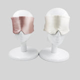 Double-Sided Silk Eye Mask Blindfold with Elastic Strap  Eye Mask for Women Eye Blinder for Travel/Sleeping/Shift Work -  slipintosoft